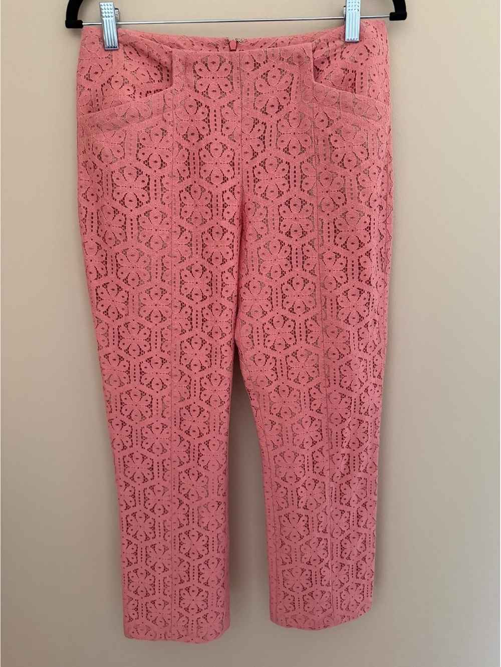 6 lace lined pants w/ pockets